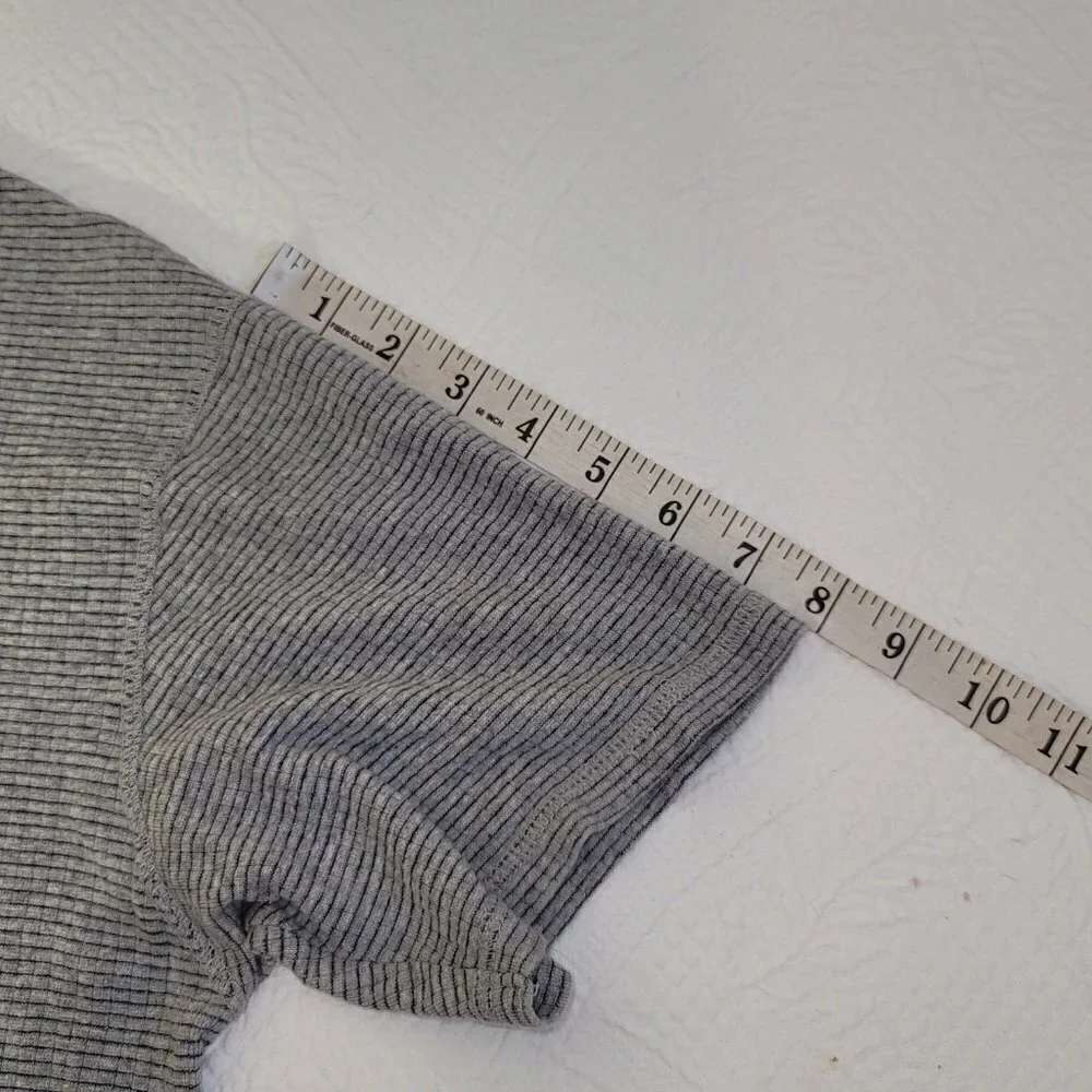 635. Polo By Ralph Lauren Underwear Short Sleeve Shirt Gray Sz L - Picture 4 of 7